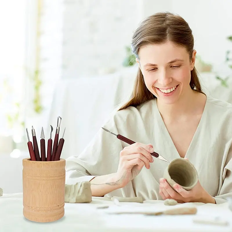 Artist's 6-Piece Wooden Potter - Wood Chisel Set ulasan dan harga