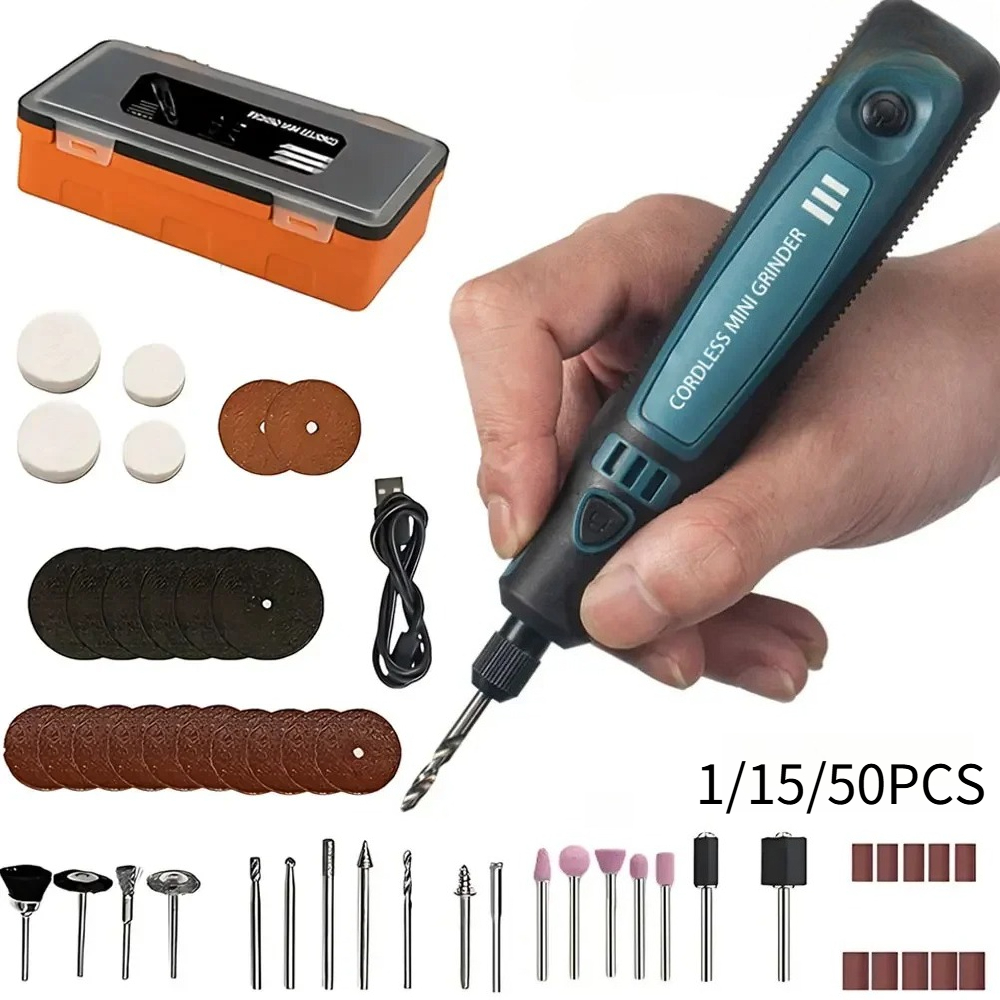 USB Cordless Electric Grinder  - Wood Chisel Set ulasan dan harga